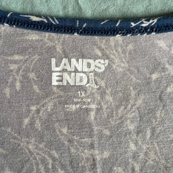 Knit top by Lands’ End size 1X - Picture 3 of 6